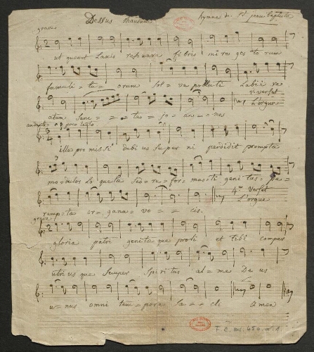Hymne de St Jean-Baptiste