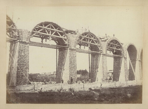 [Construction du viaduc de l’Arc de Meyran] : [photographie] / Claude Gondran