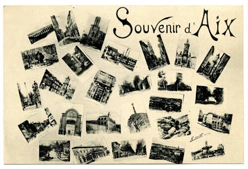 Souvenir d'Aix : [carte postale] / Jouven