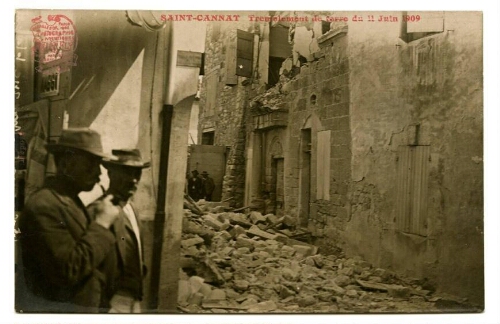 Saint-Cannat. Tremblement de terre du 11 juin 1909 : [carte postale] / Henry Ely