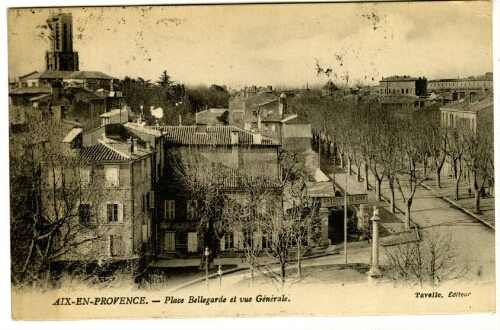 Aix-en-Provence. Place Bellegarde et vue générale : [carte postale]