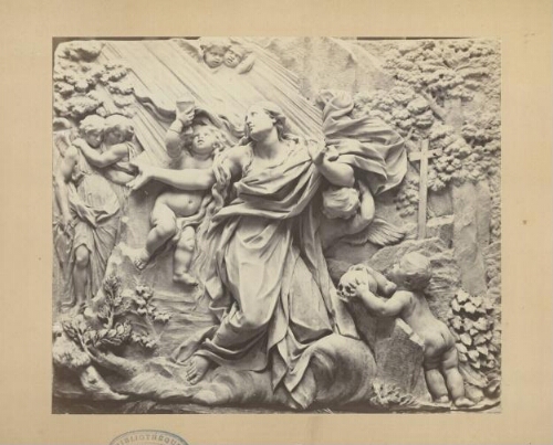 Ravissement de sainte Madeleine, bas-relief de Puget, à Aix : [photographie] / Claude Gondran
