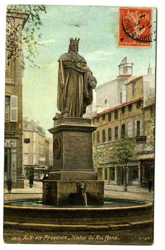 2618. Aix-en-Provence. Statue du roi René : [carte postale]