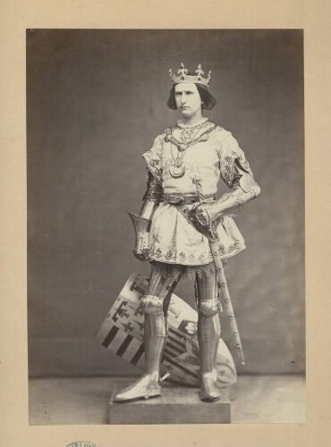 [Ludovic d’Estienne de Saint-Jean, roi René de la fête de 1869 à Aix] : [photographie] / Claude Gondran