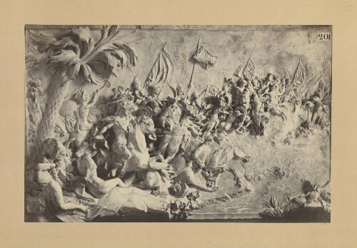 [Tombeau de Gueidan au musée d’Aix, combat auprès du Nil ou bataille de Mansourah] : [photographie] / Claude Gondran